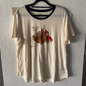 Old Navy Sloth PJ Set Size XL